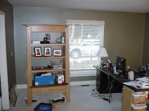 Built-in Bookcase/Window Seat Construction