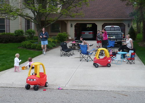 Friday Evening in the Wilsons' Driveway