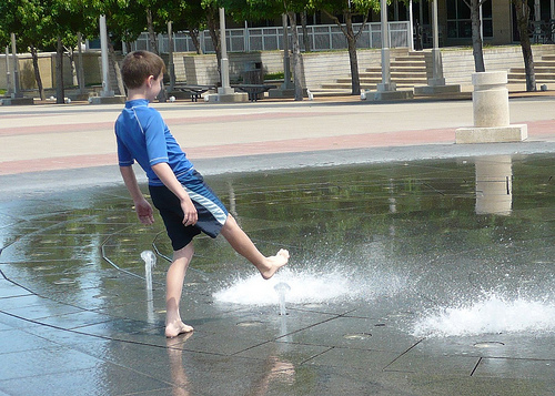 Benton in the Water