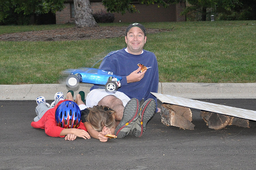 Remote Controlled Car Ramp Jumping