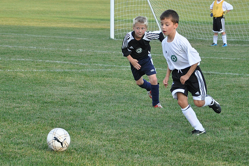 Carson at soccer