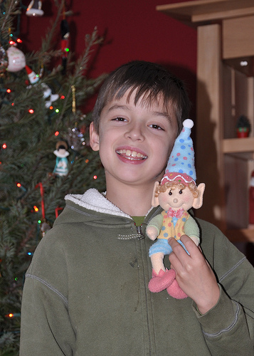 Carson with his magic elf