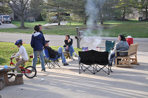 A Neighborhood Cookout in Honor of Benton's Birthday