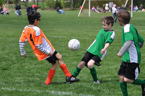 Benton contests the ball