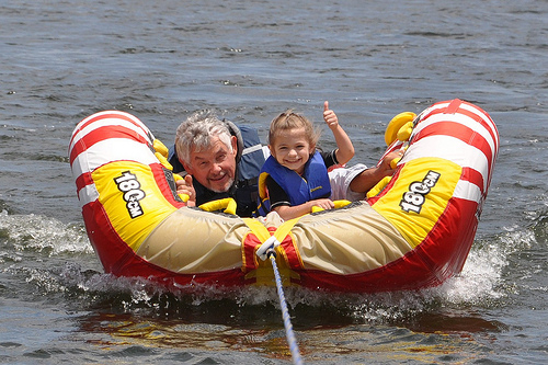 Boppa and Alana -- Thumbs-Up Mean FASTER!!!