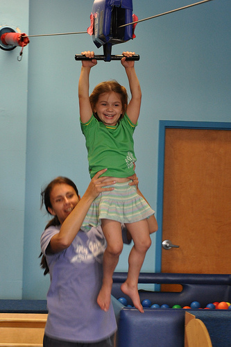 Alana on the Zip Line