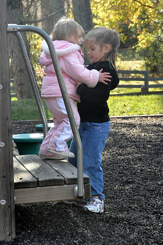 Alana at the playground