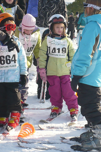 Alana at the End of a 2-Hour Ski Class