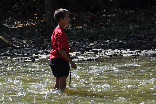 Exploring the Scioto River with Carson