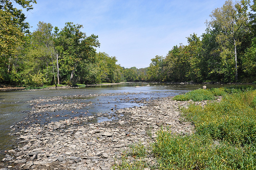 Exploring the Scioto River with Carson