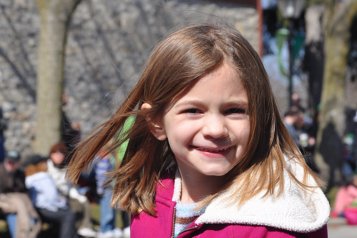 Alana at the St. Patrick's Day Parade