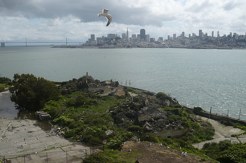 Alcatraz -- ruins from the military prison days