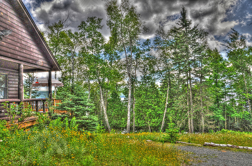 View towards Rangeley Lake (HDR enhanced)