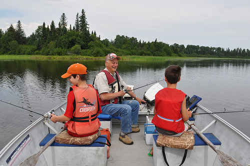 Trolling for walleye