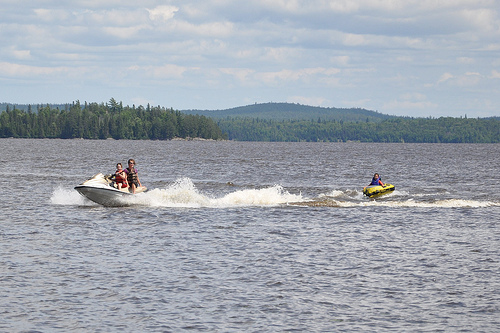 Tubing with the Seadoo