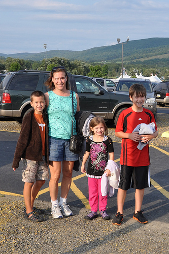 Cooperstown Dreams Park -- overlooking the fields from the parking lot