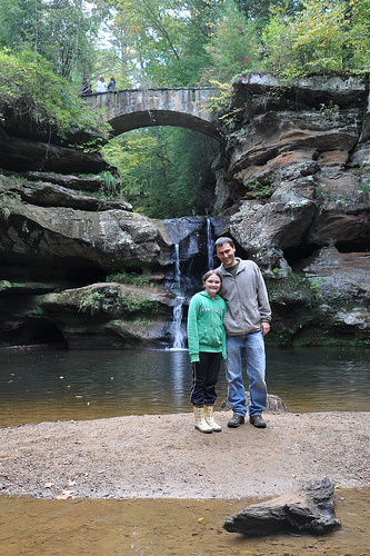 Ella and Drew at Upper Falls