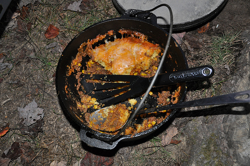 Dutch Oven Tamale Pie